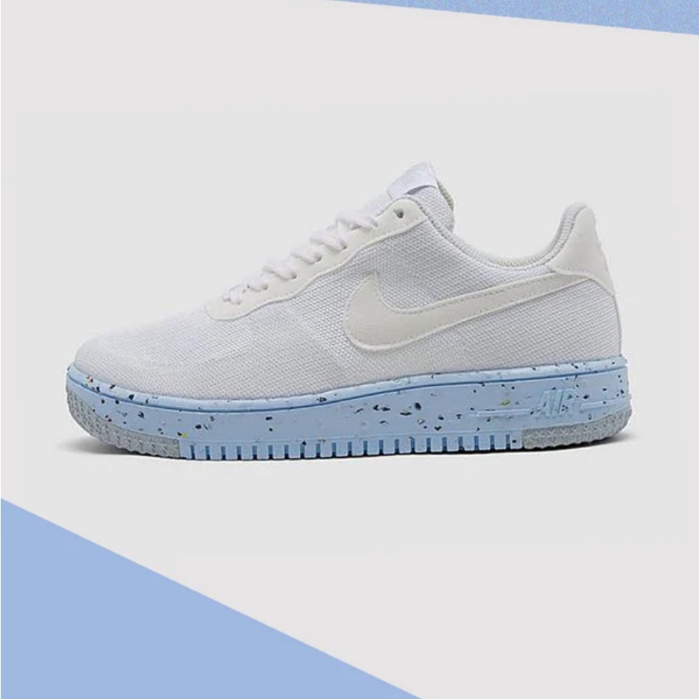 Nike White and Pure Platinum Sneakers